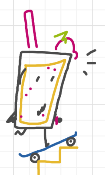 A panel from Running Duos, episode four of the Board Boards object show by Furretwalk/WalkingFurret.